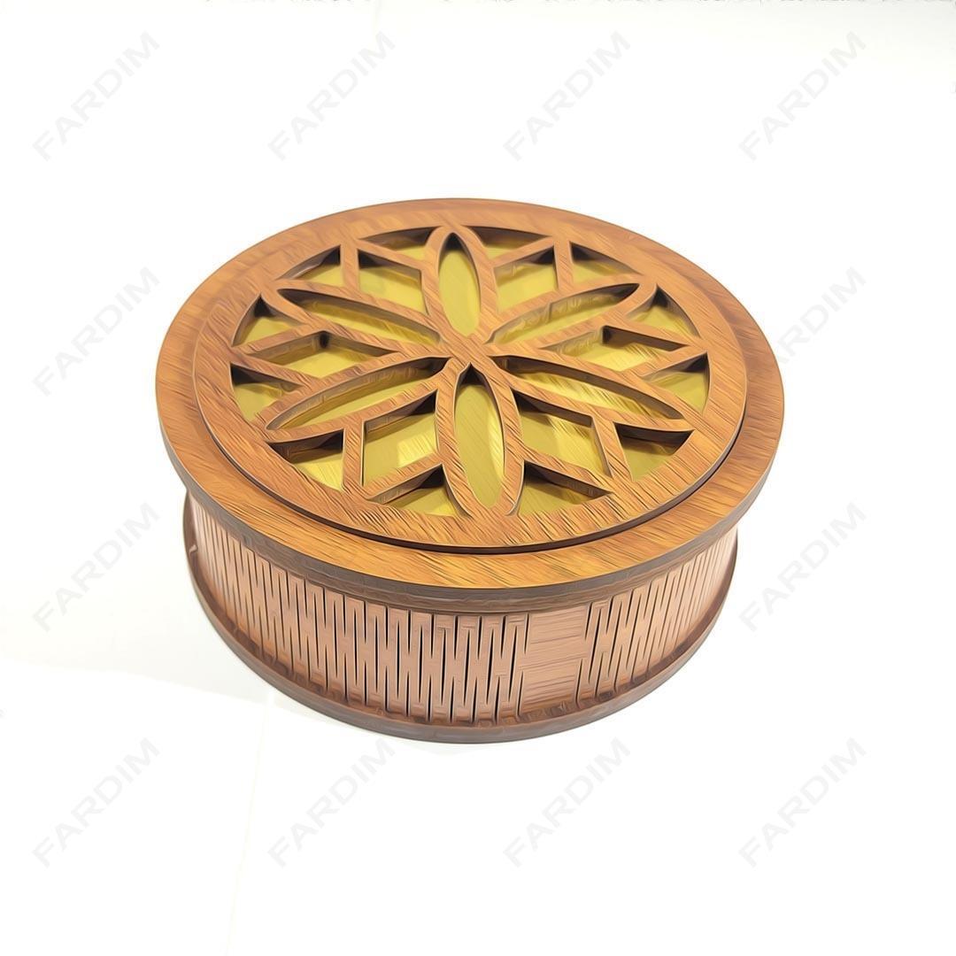 طرح لیزر جعبه هدیه در دو طرح کد A132258